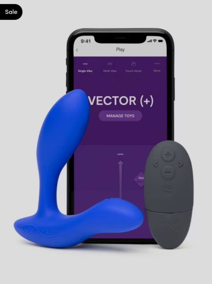 We-Vibe Vector+ App & Remote Controlled Rechargeable Prostate Massager